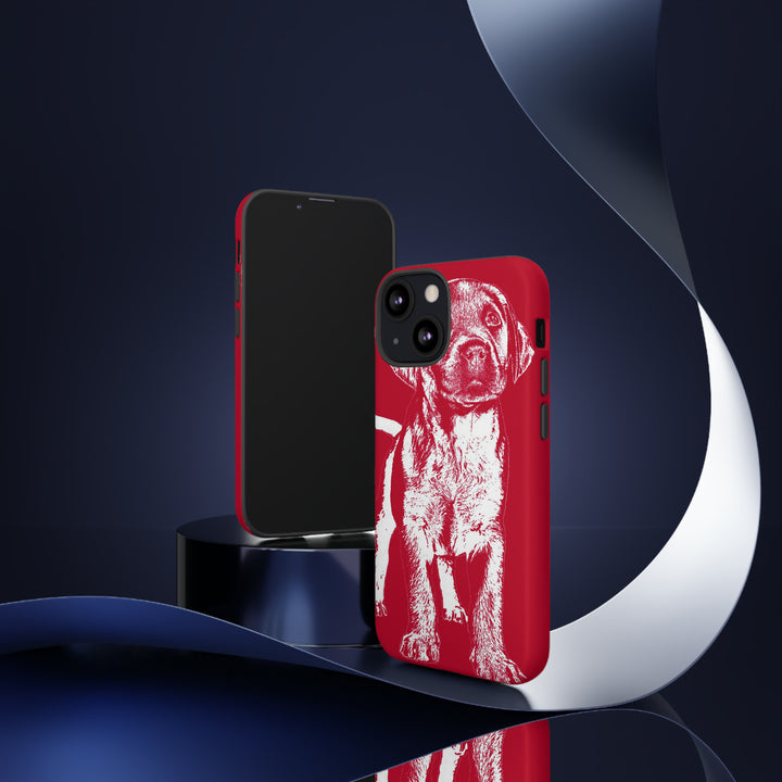 Cute IPhone Case | iPhone 15 Case | iPhone 15 Pro Max Case, Iphone 14 Case, Iphone 14 Pro Max Case IPhone Case for Dog Lovers, Puppy Dog Red - Studio40ParkLane