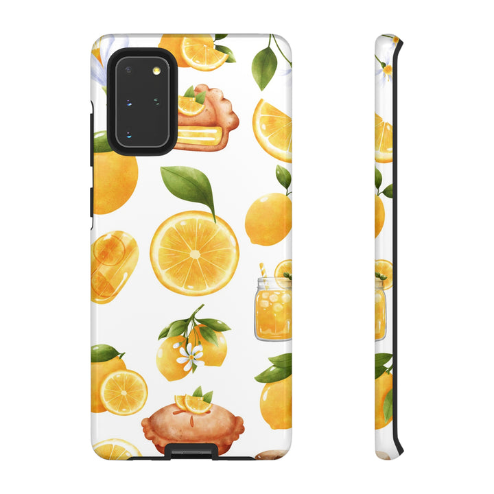 Cute Samsung Phone Case | Aesthetic Samsung Phone Case | Galaxy S23, S22, S21, S20 | Summer Fruit Lemons, Protective Phone Case - Studio40ParkLane