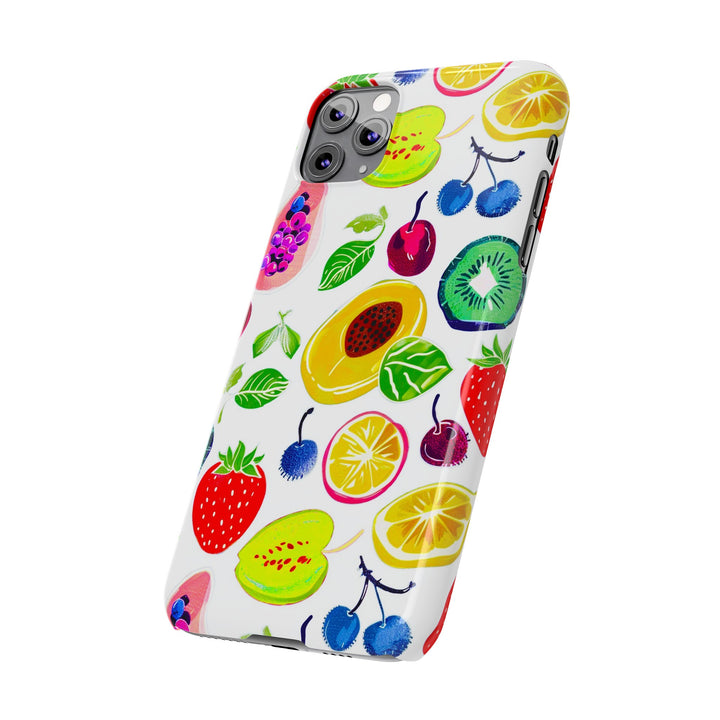 Slim Cute Phone Cases for Iphone | iPhone 15 Case | iPhone 15 Pro Max Case, Iphone 14, Iphone 14 Pro Max, Iphone 13, Summer Fruit Mix - Studio40ParkLane