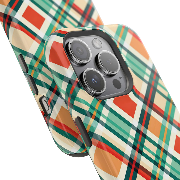 Checkered Plaid Magsafe Gift for Her Cute Phone Case for Iphone, | iPhone 16 | iPhone 15 Pro Max, Iphone 14 Pro Max, 13 12 11 10 9 8 7 - Studio40ParkLane