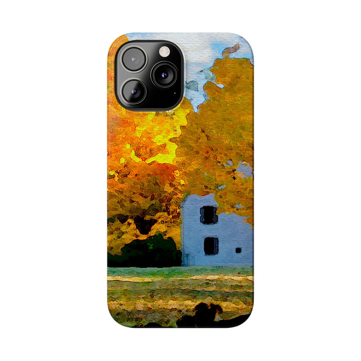 Slim Cute Phone Cases for Iphone - | iPhone 15 Case | iPhone 15 Pro Max Case, Iphone 14 Case, Iphone 14 Pro Max, Iphone 13, New England Fall Leaves - Studio40ParkLane