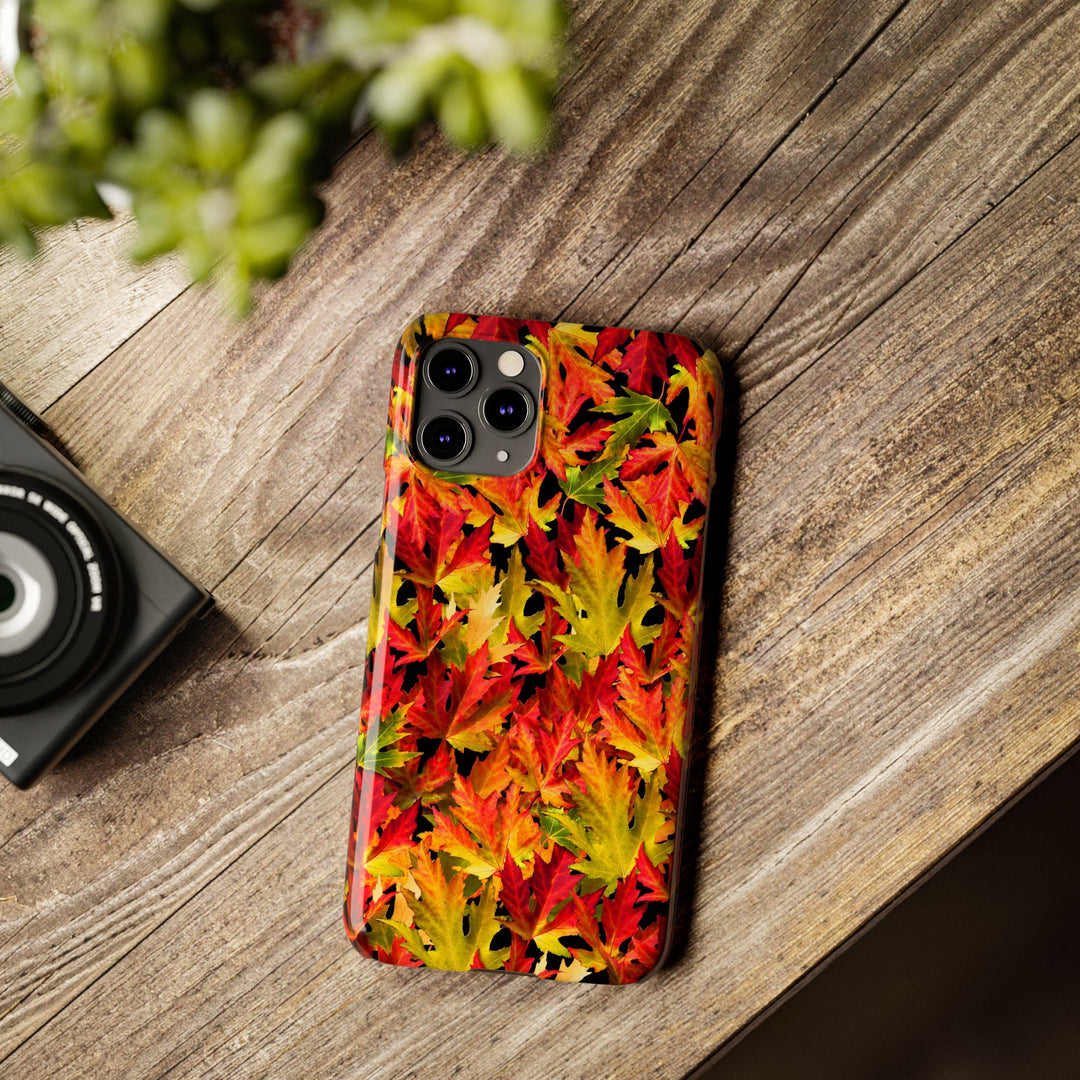Slim Fall Leaves Slim Cute Phone Cases for Iphone | iPhone 15 Case | iPhone 15 Pro Max Case, Iphone 14, Iphone 14 Pro Max, Iphone 13 - Studio40ParkLane