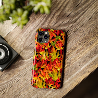 Fall Leaves Slim Cute Phone Cases for Iphone  | iPhone 15 Case | iPhone 15 Pro Max Case, Iphone 14, Iphone 14 Pro Max, Iphone 13