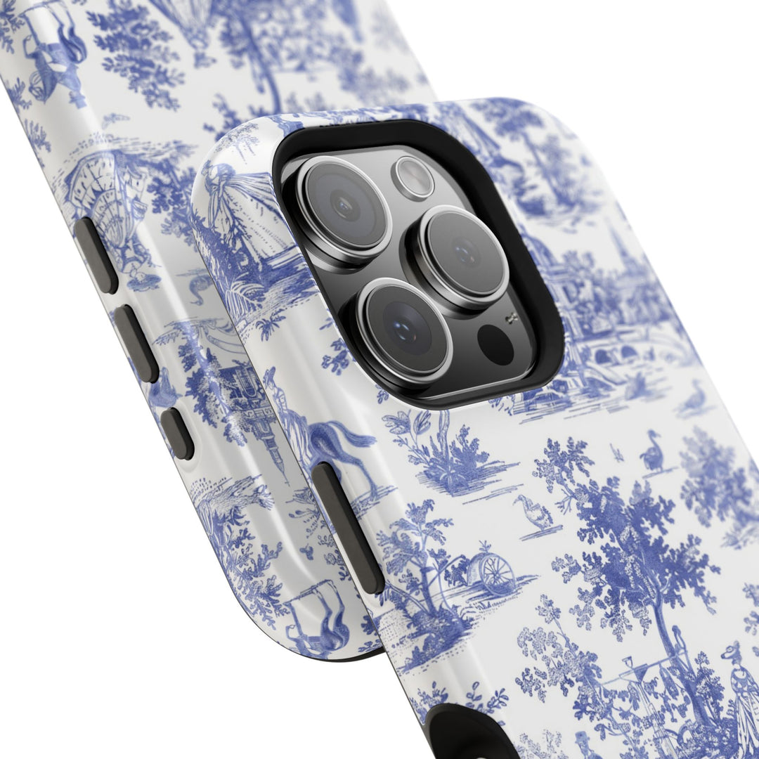 Magsafe French Toile Personalized Initial Custom Gift Cute Phone Cases for Iphone 16 Pro Max | iPhone 15, Pro Max Case, Iphone 14, 13, 12, 11, 10 - Studio40ParkLane