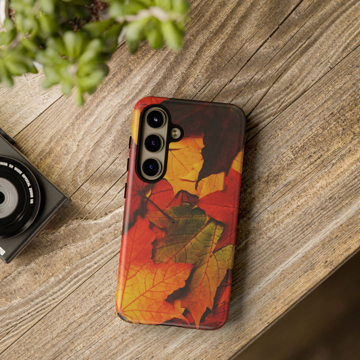 Autumn Fall Leaves Gift Cute Phone Case for, Samsung Galaxy S24, S23, S22, S21, IPhone 16 Case | Iphone 15, Iphone 14, IPhone 13 Case Mom Dad Gift - Studio40ParkLane