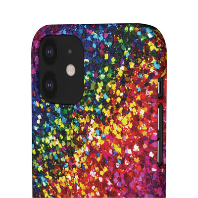 Snap Non-Glitter Muted Color Play on "Faux" Glitter Effect Cute Phone Cases for Samsung and Iphone, 16, 15, 14, S24, S23, S22, S21, S20, Plus and Ultra