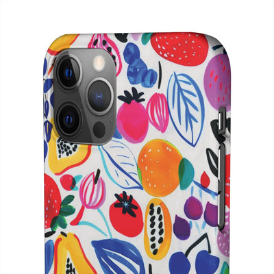 Snap Summer Fruit Gift for Her Cute Phone Cases for Samsung Galaxy S24, S23, S22, S21, S20, Plus, Ultra, Iphone 16, 15, 14, Pro and Max