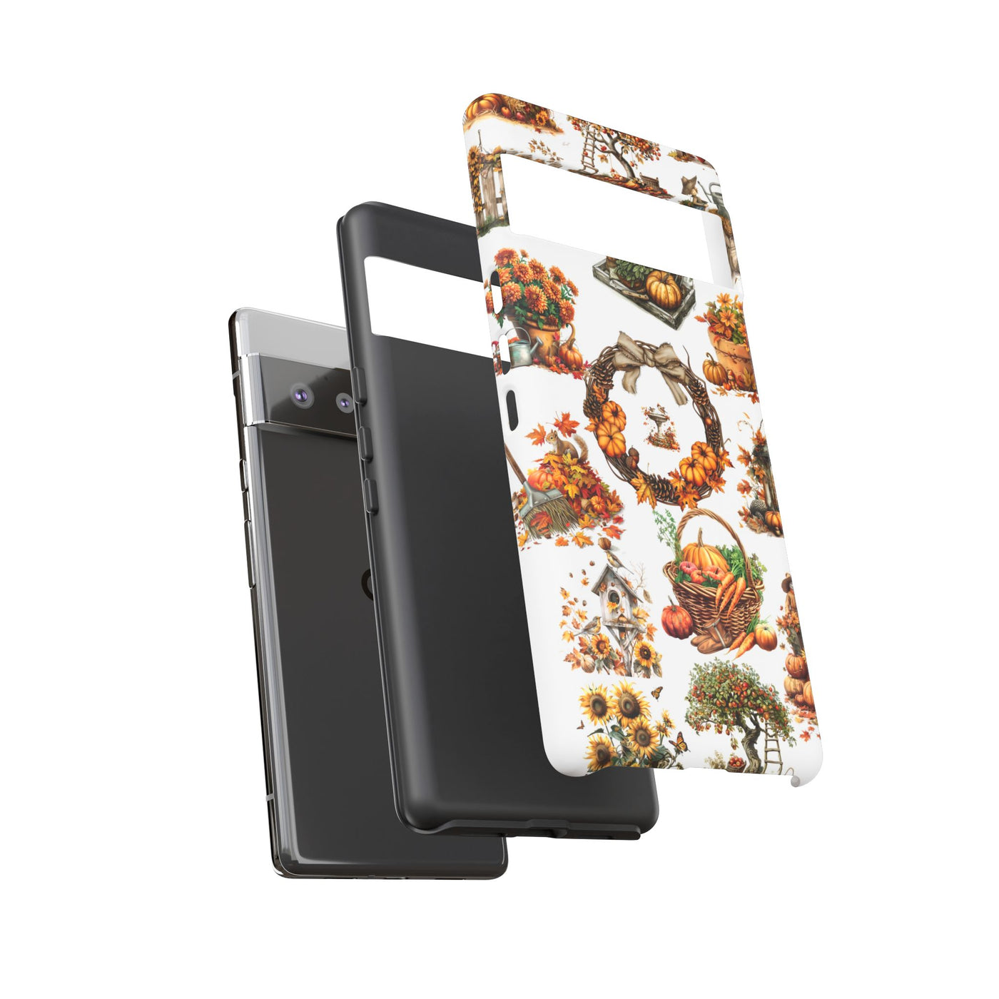 Impact Resistant, Fall Leaves Collage, Cute Phone Cases for Samsung S24, S23, S22, S21, IPhone 15 pro Iphone 14 pro Iphone 13 IPhone 12 Iphone 11