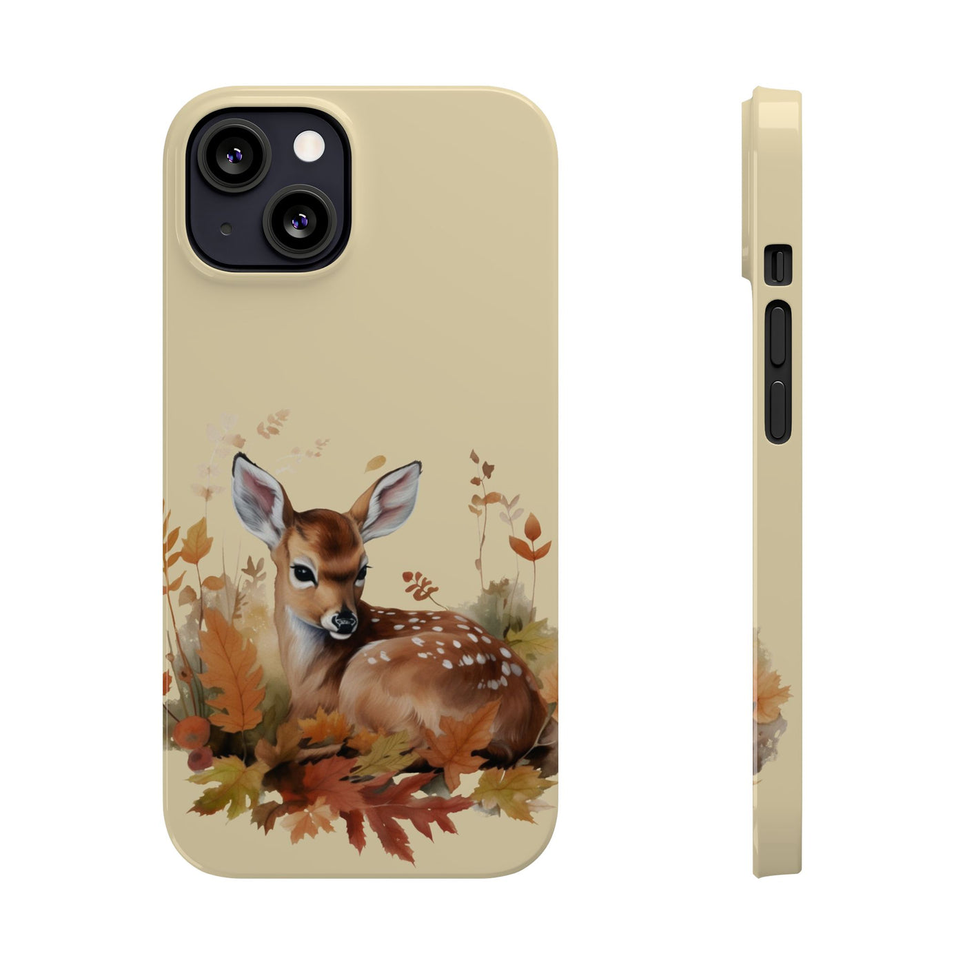 Slim Autumn Fall Deer Gift for Her Cute Phone Cases for Iphone 16 | iPhone 15 Case | iPhone 15 Pro Max Case, Iphone 14, Iphone 14 Pro Max, Iphone 13, Slim