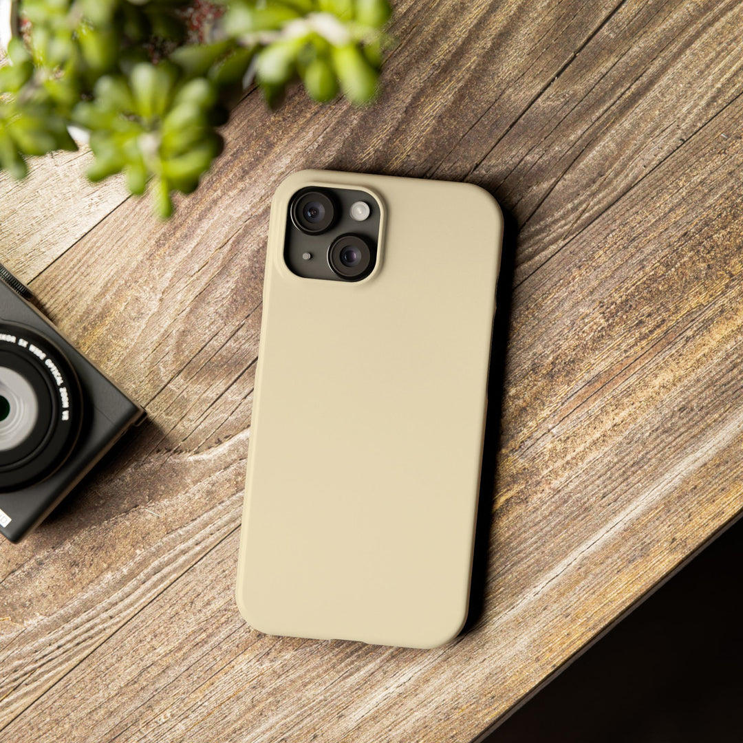 Slim Pale Yellow Gift for Her Aesthetic Cute Phone Case for Iphone 16 - | iPhone 15 Pro Max Case | iPhone 14 Case 13 12 11 10 9 8 7 - Studio40ParkLane