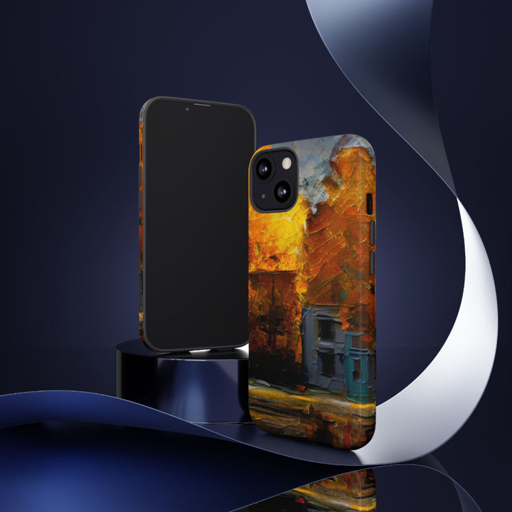Impact Resistant, Fall Leaves Oil Painting, Cute Phone Cases for Samsung S24, S23, S22, S21, IPhone 15 pro Iphone 14 pro Iphone 13 IPhone 12 Iphone 11 - Studio40ParkLane