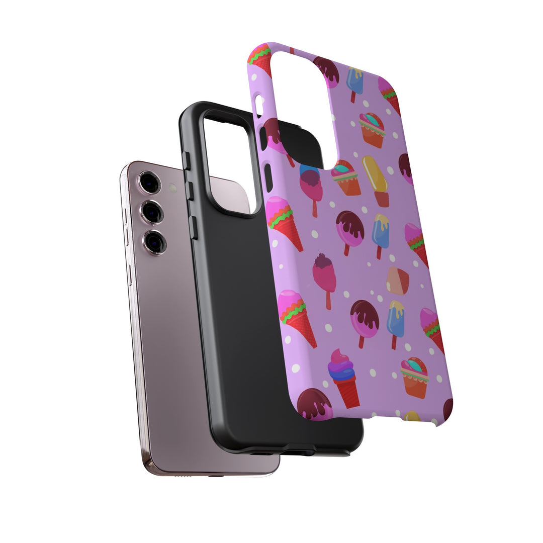 Cute Samsung Case | Cool Iphone Case | Summer Pink Ice - Cream, Samsung S24, S23, S22, S21, IPhone 15 Case | Iphone 14 Case, Iphone 13 Case - Studio40ParkLane