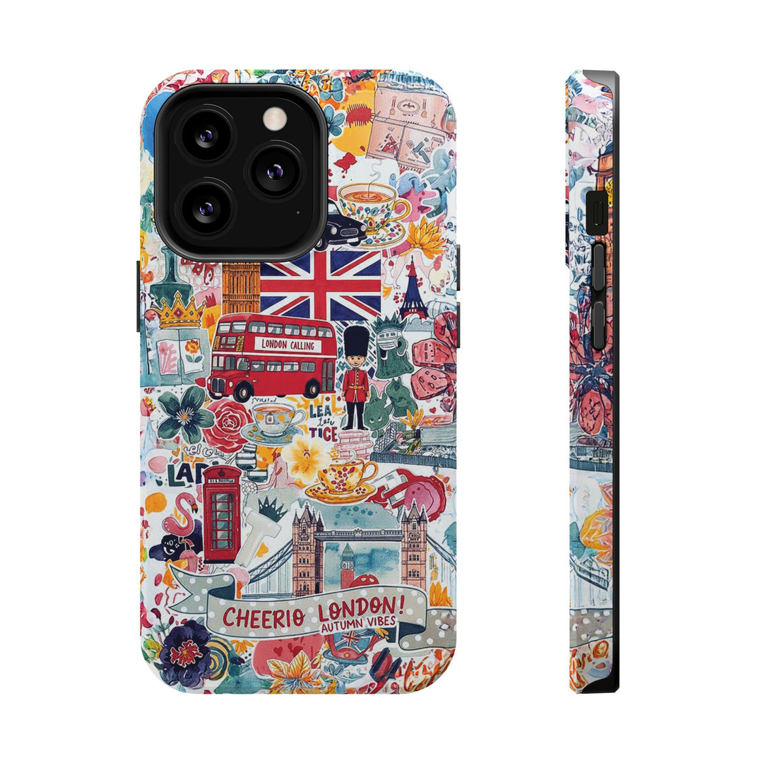 London England Coquette Collage Tough Magsafe Cute Phone Cases for Iphone | iPhone 17 Pro Max Case, Iphone 16, Iphone 15 14 13 12 11 10 9 - Studio40ParkLane
