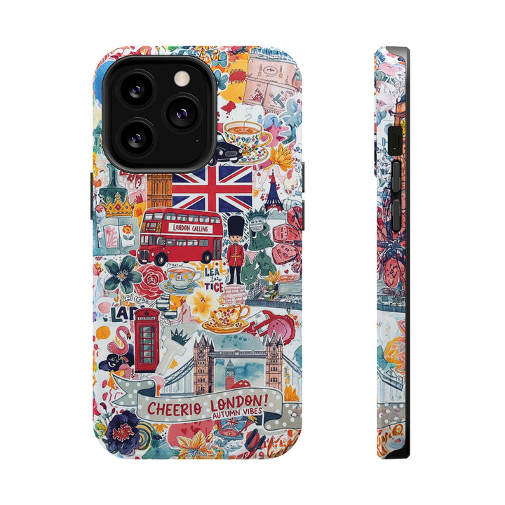 London England Coquette Collage Tough Magsafe Cute Phone Cases for Iphone | iPhone 17 Pro Max Case, Iphone 16, Iphone 15 14 13 12 11 10 9 - Studio40ParkLane