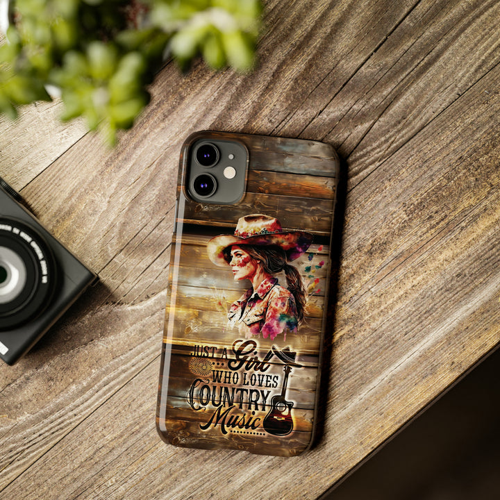 Slim Cute Phone Cases for Iphone - | iPhone 15 Case | iPhone 15 Pro Max Case, Iphone 14 Case, Iphone 14 Pro Max, Iphone 13, Country Music Girl - Studio40ParkLane