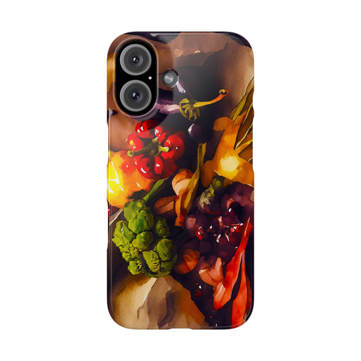 Slim Fall Farm Vegetables Cute Phone Cases for Iphone | iPhone 15 Case | iPhone 15 Pro Max Case, Iphone 14, Iphone 14 Pro Max, Iphone 13 - Studio40ParkLane