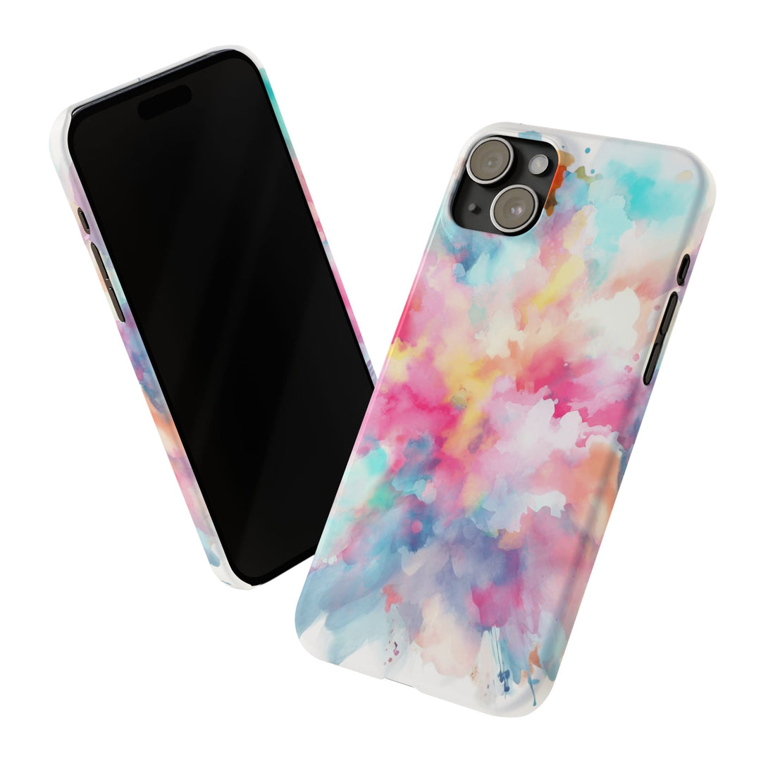 Slim Paint Splash Pink Gift for Her Cute Phone Cases for Iphone 16 Pro Max | iPhone 15 Case | iPhone 15 Pro Max Case, Iphone 14, Iphone 14 Pro Max, Iphone 13 12 11 8 7 - Studio40ParkLane