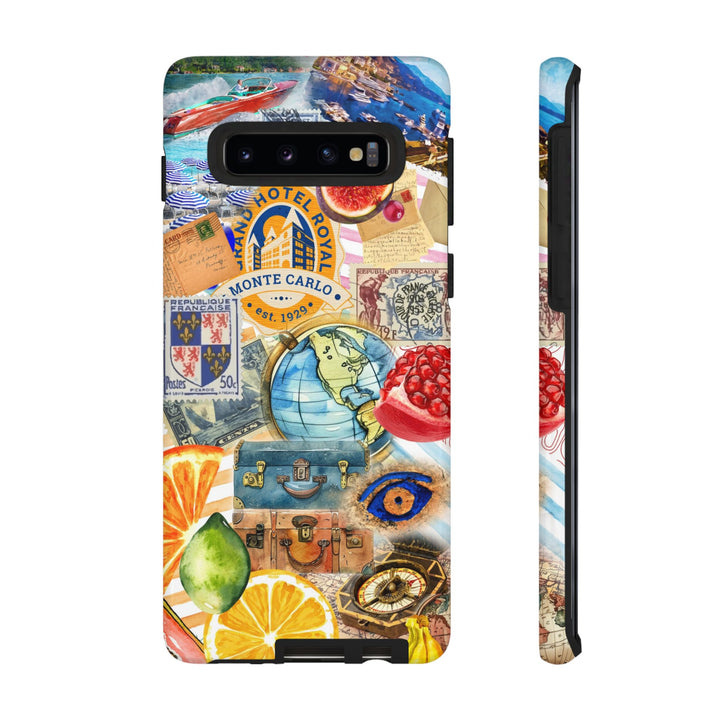 Cute European Summer Collage Phone Case, for IPhone 16 Case | Iphone 15, Iphone 14, IPhone 13 Case, 11 8 7, Samsung Galaxy S24, S23, S22, S21 Extra Protective - Studio40ParkLane