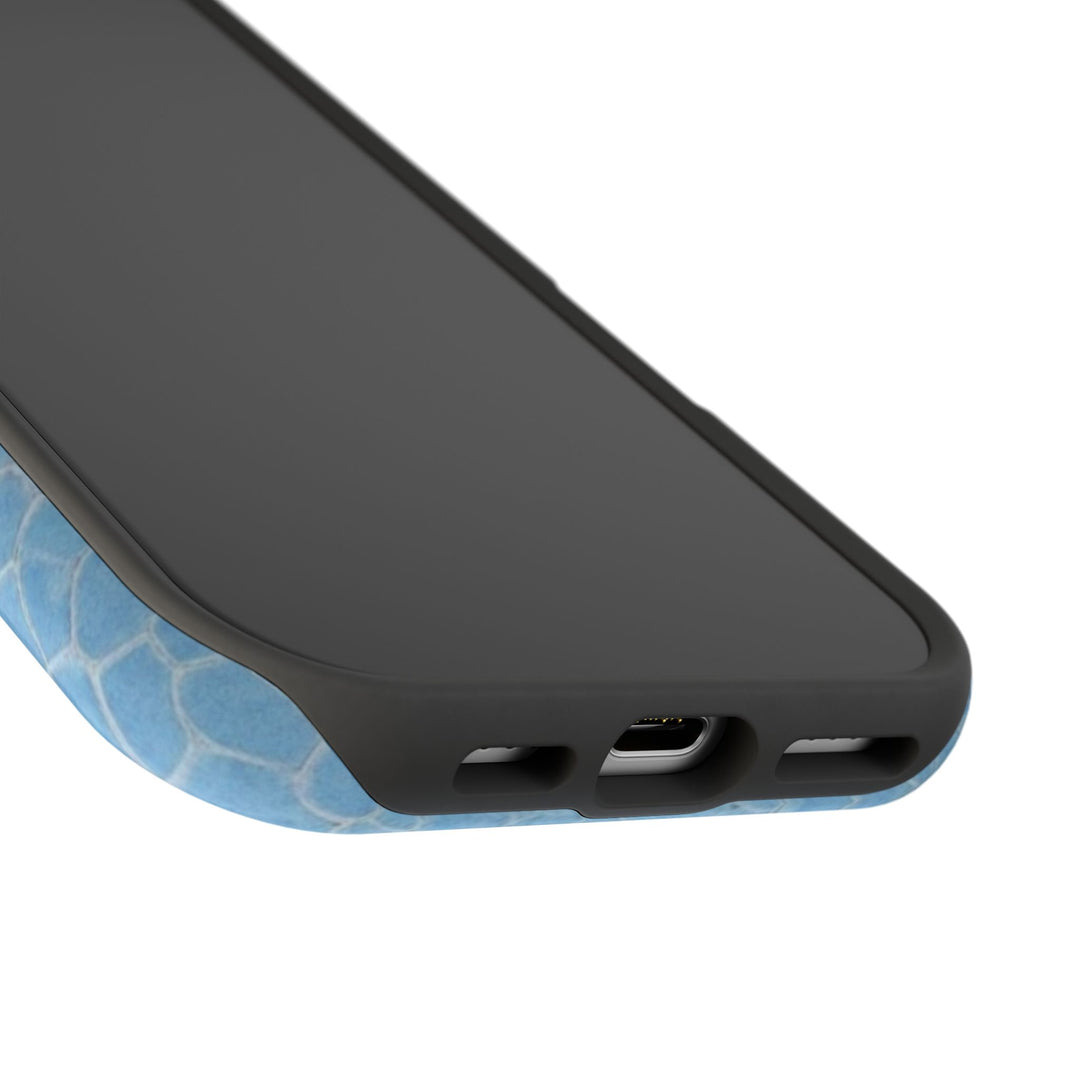 Non Leather Blue Color Pattern Magsafe Cute Phone Case for Iphone Gift for Her, | iPhone 15 Case | iPhone 15 Pro Max Case, Iphone 14, Iphone 14 Pro Max, Iphone 13, Iphone 16 - Studio40ParkLane