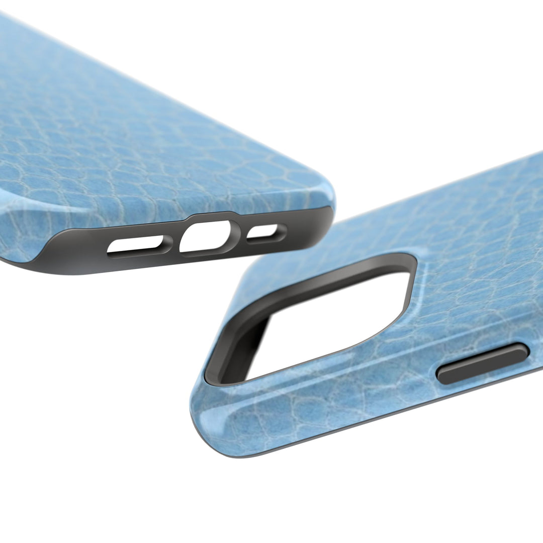 Non Leather Blue Color Pattern Magsafe Cute Phone Case for Iphone Gift for Her, | iPhone 15 Case | iPhone 15 Pro Max Case, Iphone 14, Iphone 14 Pro Max, Iphone 13, Iphone 16 - Studio40ParkLane