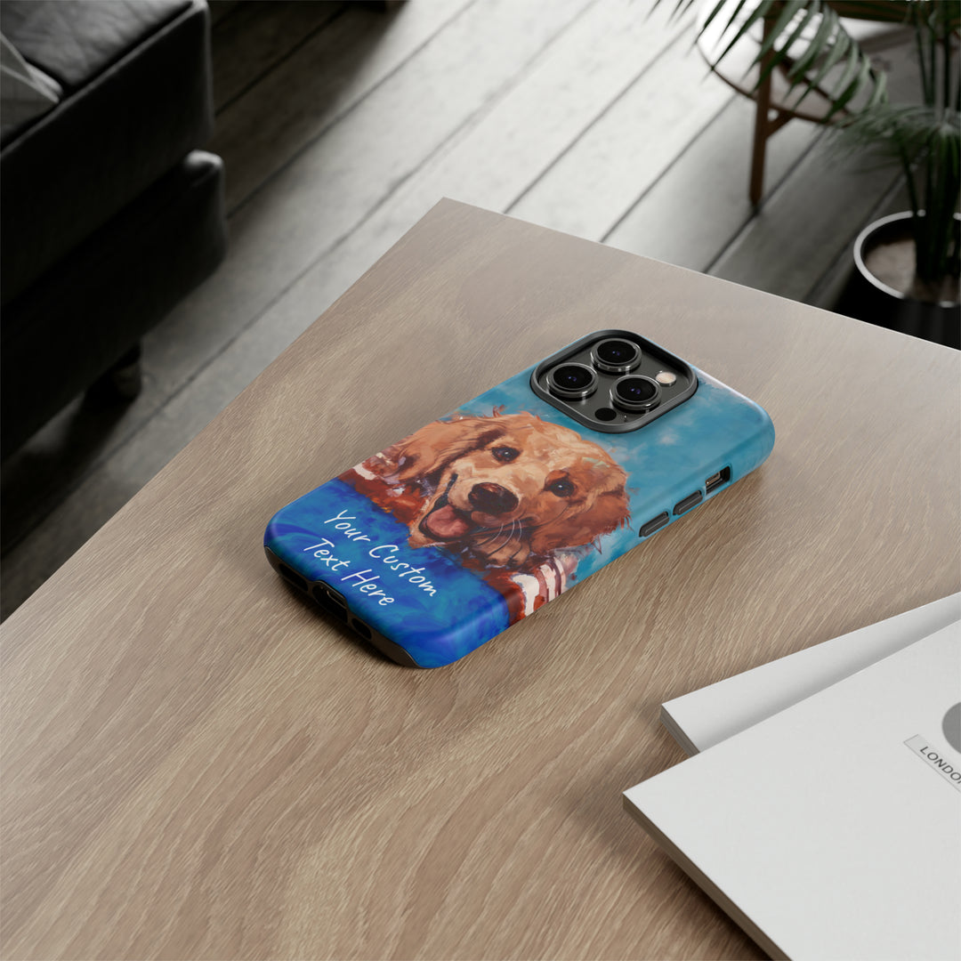 Personalize this Cute IPhone Case | Golden Retriever Dog iPhone Case, iPhone 15 Case | iPhone 15 Case, Iphone 14 Case, Iphone 14 Pro Max Case - Studio40ParkLane