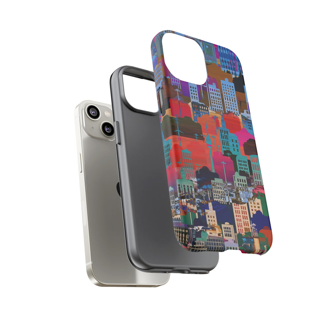 Cute Samsung Case | Cool Iphone Case | Summer City Skyline, Samsung S24, S23, S22, S21, IPhone 15 Case | Iphone 14 Case, Iphone 13 Case - Studio40ParkLane
