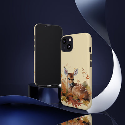 Autumn Fall Deer Gift for Her Cute Phone Case for, Samsung Galaxy S24, S23, S22, S21, IPhone 16 Case | Iphone 15, Iphone 14, IPhone 13 Case