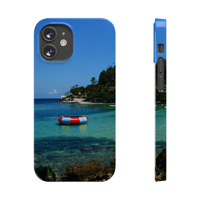 Jamaica Beach Pontoon Slim Cute Phone Cases for Iphone | iPhone 15 Case | iPhone 15 Pro Max Case, Iphone 14, Iphone 14 Pro Max, Iphone 13, 12