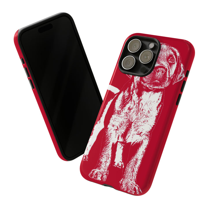 Cute IPhone Case | iPhone 15 Case | iPhone 15 Pro Max Case, Iphone 14 Case, Iphone 14 Pro Max Case IPhone Case for Dog Lovers, Puppy Dog Red - Studio40ParkLane