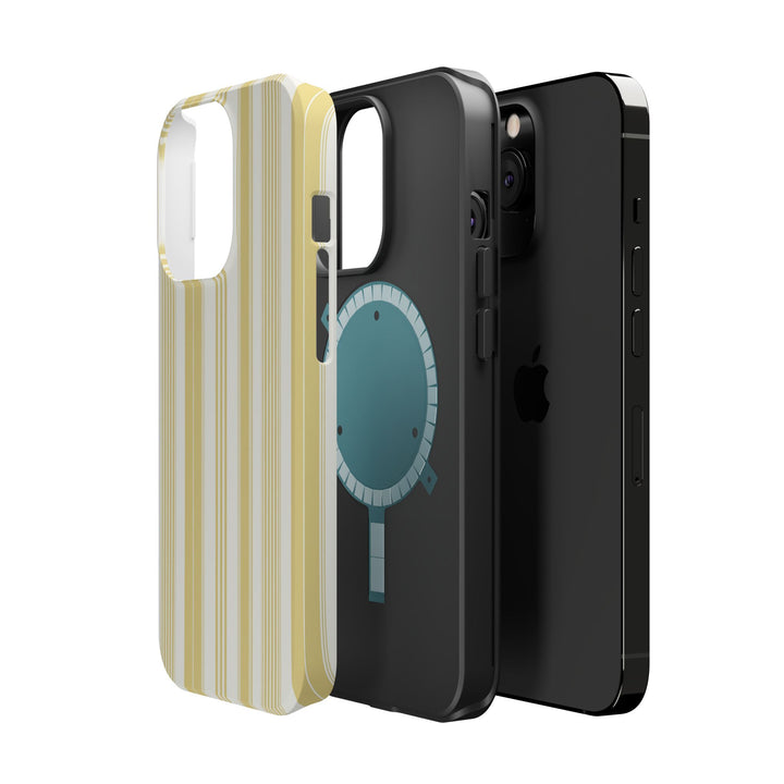 MagSafe Cute Phone Case, Coastal Striped Phone Case for iPhone 17 16 15 14 13 12 Pro Max, Samsung S25 S24 S23 Ultra case