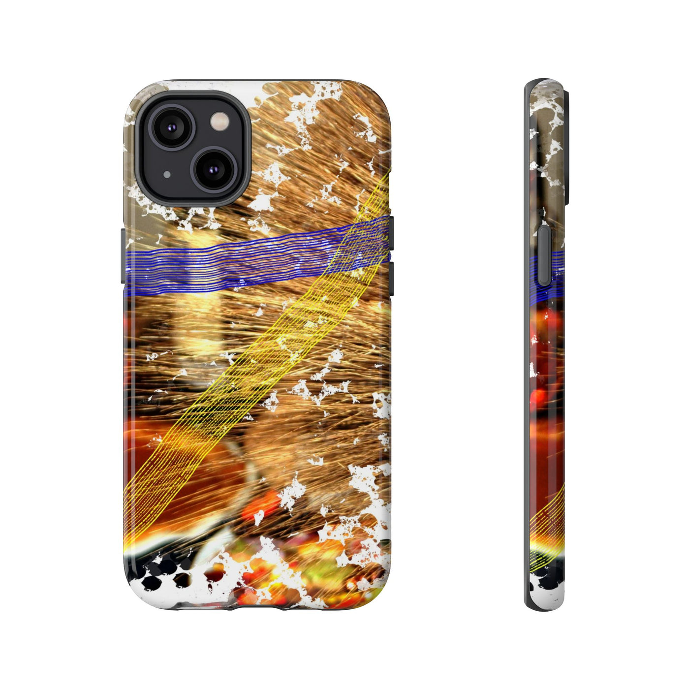 Impact Resistant, Pecan Pie Abstract, Cute Phone Cases for Samsung S24, S23, S22, S21, IPhone 15 pro Iphone 14 pro Iphone 13 IPhone 12 Iphone 11