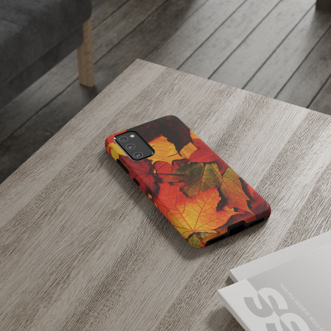 Autumn Fall Leaves Gift Cute Phone Case for, Samsung Galaxy S24, S23, S22, S21, IPhone 16 Case | Iphone 15, Iphone 14, IPhone 13 Case Mom Dad Gift - Studio40ParkLane
