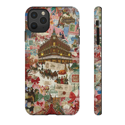 Aesthetic Tough London Coquette Collage Premium Phone Case - For iPhone 17 Pro Max iPhone 16 Pro iPhone 15 Iphone 14 Plus 13 Pro 12 11 10 XR - Studio40ParkLane