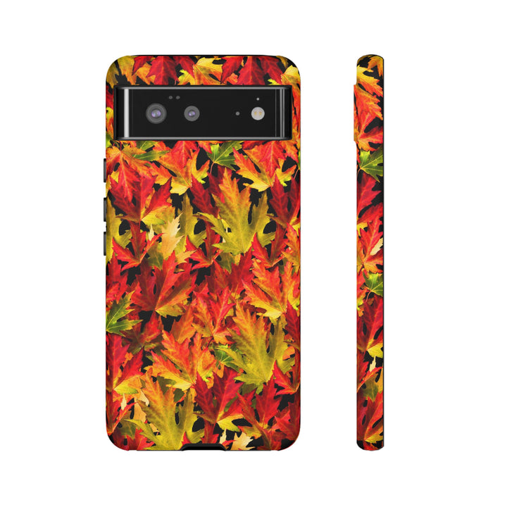 Fall Leaves Impact Resistant, Cute Phone Cases for Samsung S24, S23, S22, S21, IPhone 15 pro Iphone 14 pro Iphone 13 IPhone 12 Iphone 11 - Studio40ParkLane