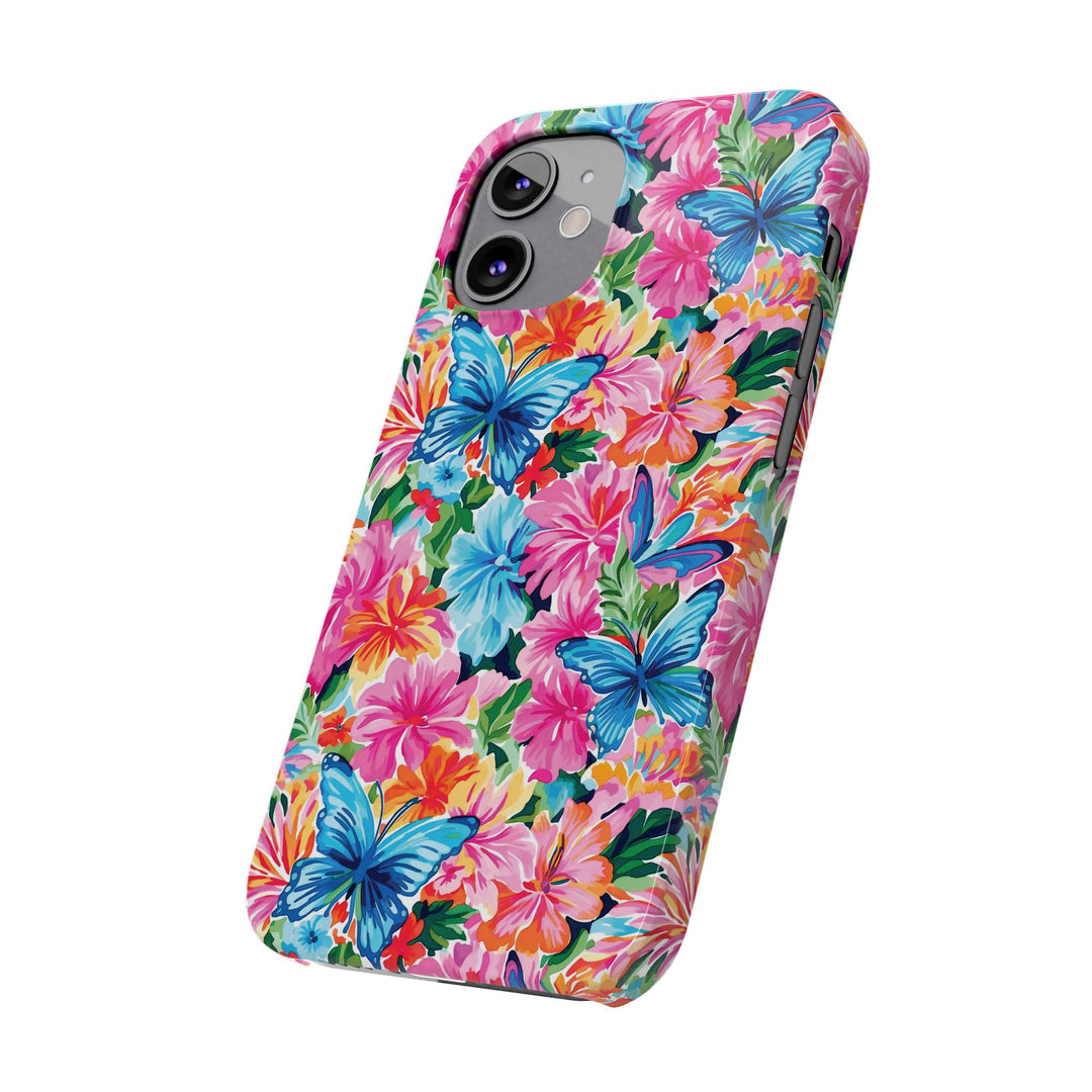 Slim Butterflies Flowers Gift for Her Cute Phone Cases for Iphone 16 Pro Max | iPhone 15 Case | iPhone 15 Pro Max Case, Iphone 14, 13, 12, 11, 10, 8, 7 - Studio40ParkLane