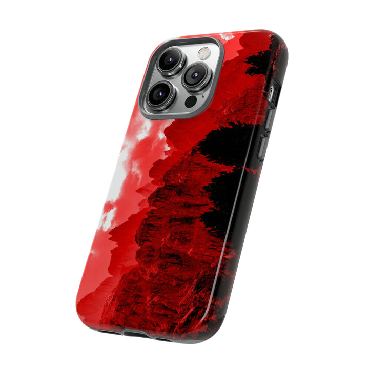 Cute IPhone Case | iPhone 15 Case | iPhone 15 Pro Max Case, Iphone 14 Case, Iphone 14 Pro Max Case IPhone Case for Art Lovers - Red Mountains - Studio40ParkLane