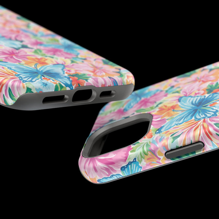 Butterflies Flowers Magsafe Cute Phone Case for Iphone Gift for Her, iPhone 16 Case iPhone 15 Pro Max Case, Iphone 14, Iphone 14 Pro Max, 13, 12 - Studio40ParkLane