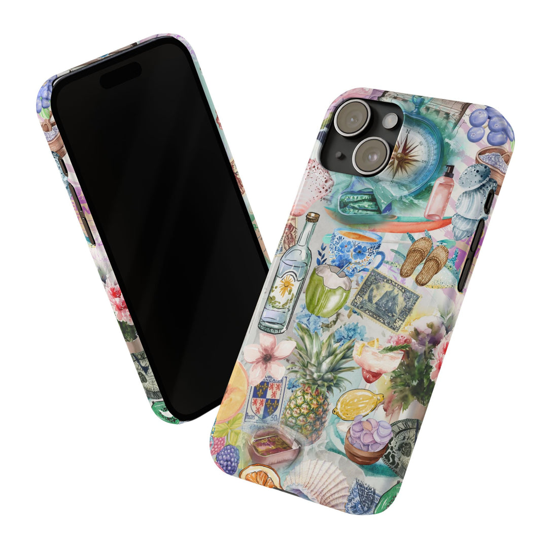 Slim Travel Coquette Collage Slim Cute Phone Cases for Iphone | iPhone 15 Case | iPhone 15 Pro Max Case, Iphone 14, Iphone 14 Pro Max, Iphone 13 - Studio40ParkLane