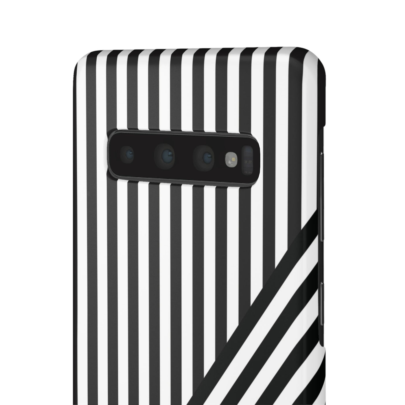 Aesthetic Black White Stripes Cute Phone Case Sleek Snap - For iPhone 17 Pro Max iPhone 16 Pro iPhone 15 Iphone 14 Plus 13 Pro 12 11 10 Gift - Studio40ParkLane