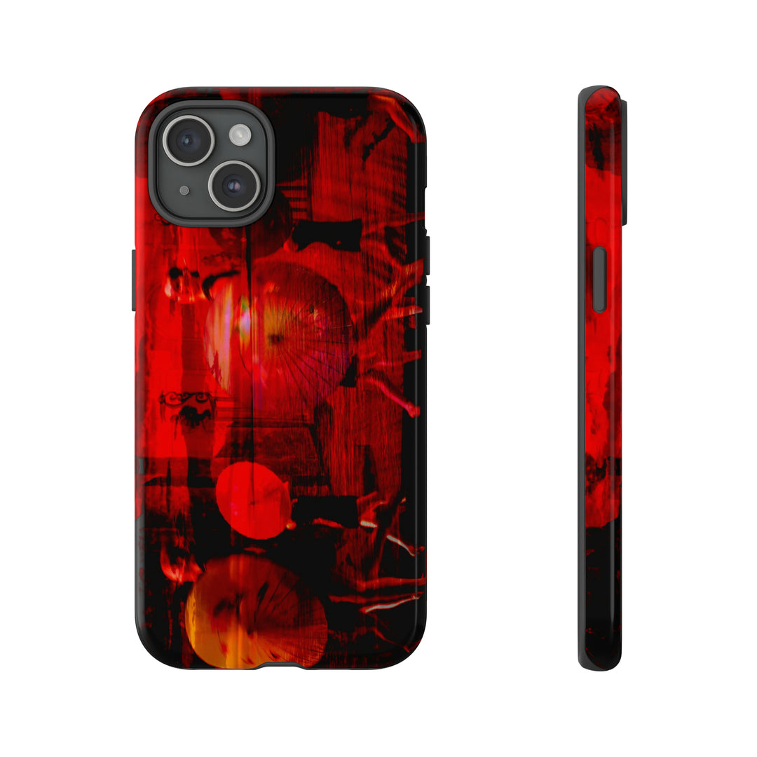 Cute IPhone Case | iPhone 15 Case | iPhone 15 Pro Max Case, Iphone 14 Case, Iphone 14 Pro Max Case IPhone Case for Art Lovers, Sunset Dance Red - Studio40ParkLane
