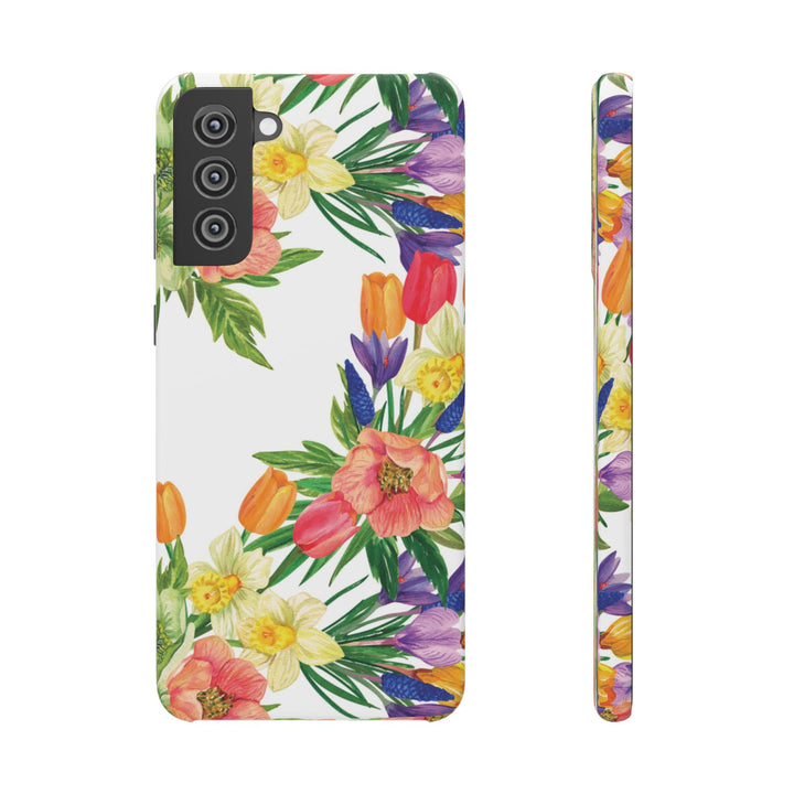 Sleek Snap Spring Summer Flowers Cute Phone Case for iPhone 16 15 14 13 12 11 X Xs Max Xr Pro Plus Samsung Galaxy S24 S23 S22 S21 S20 Ultra