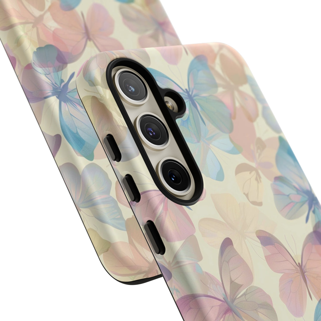 Cute Samsung Case | Cool Iphone Case | Summer Pastel Butterflies, Samsung S24, S23, S22, S21, IPhone 15 Case | Iphone 14 Case, Iphone 13 Case - Studio40ParkLane