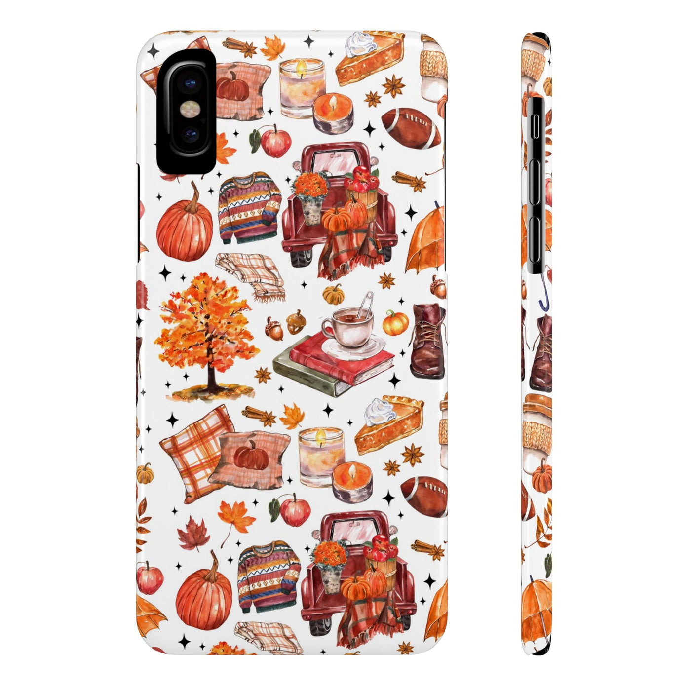 Slim Cute Fall Phone Cases Gift for Her Coquette Collage for Iphone 16 | iPhone 15 Case | iPhone 15 Pro Max Case, Iphone 14 Case, Iphone 13, Slim