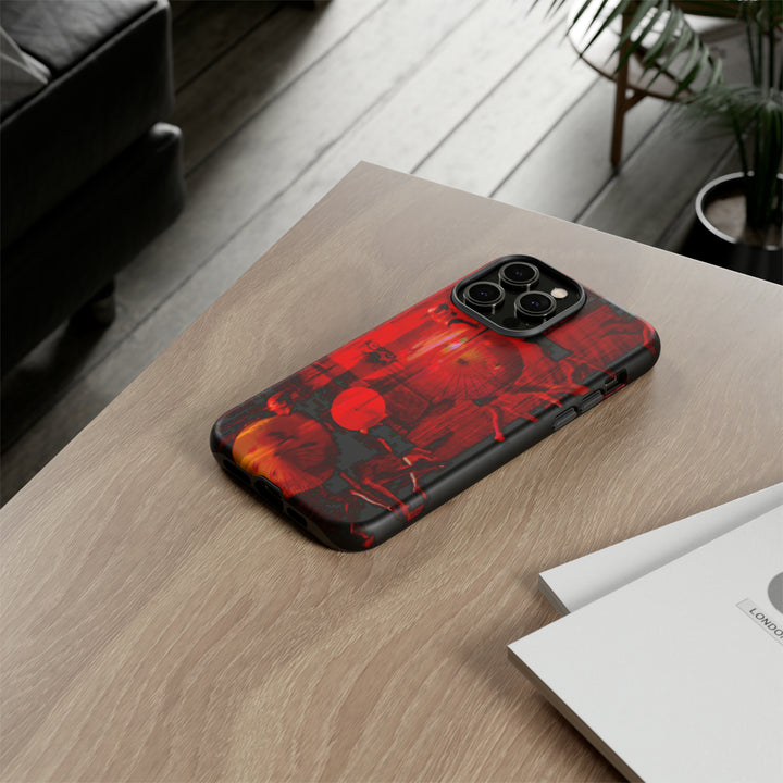 Cute IPhone Case | iPhone 15 Case | iPhone 15 Pro Max Case, Iphone 14 Case, Iphone 14 Pro Max Case IPhone Case for Art Lovers, Sunset Dance Red - Studio40ParkLane