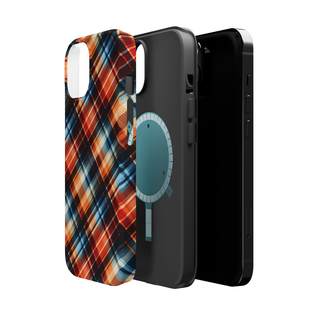 Checkered Plaid Magsafe Gift for Her Cute Phone Case for Iphone, | iPhone 16 | iPhone 15 Pro Max, Iphone 14 Pro Max, 13 12 11 10 9 8 7 - Studio40ParkLane