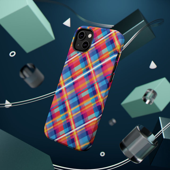 Checkered Plaid Magsafe Gift for Her Cute Phone Case for Iphone, | iPhone 16 | iPhone 15 Pro Max, Iphone 14 Pro Max, 13 12 11 10 9 8 7 - Studio40ParkLane