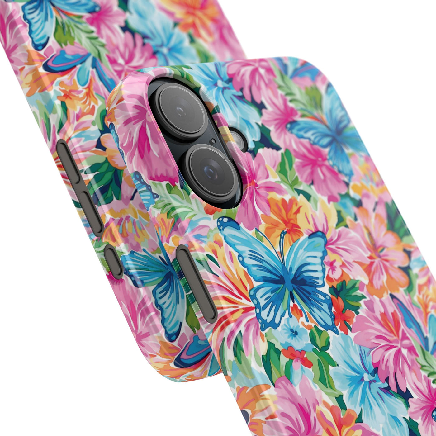 Slim Butterflies Flowers Gift for Her Cute Phone Cases for Iphone 16 Pro Max | iPhone 15 Case | iPhone 15 Pro Max Case, Iphone 14, 13, 12, 11, 10, 8, 7