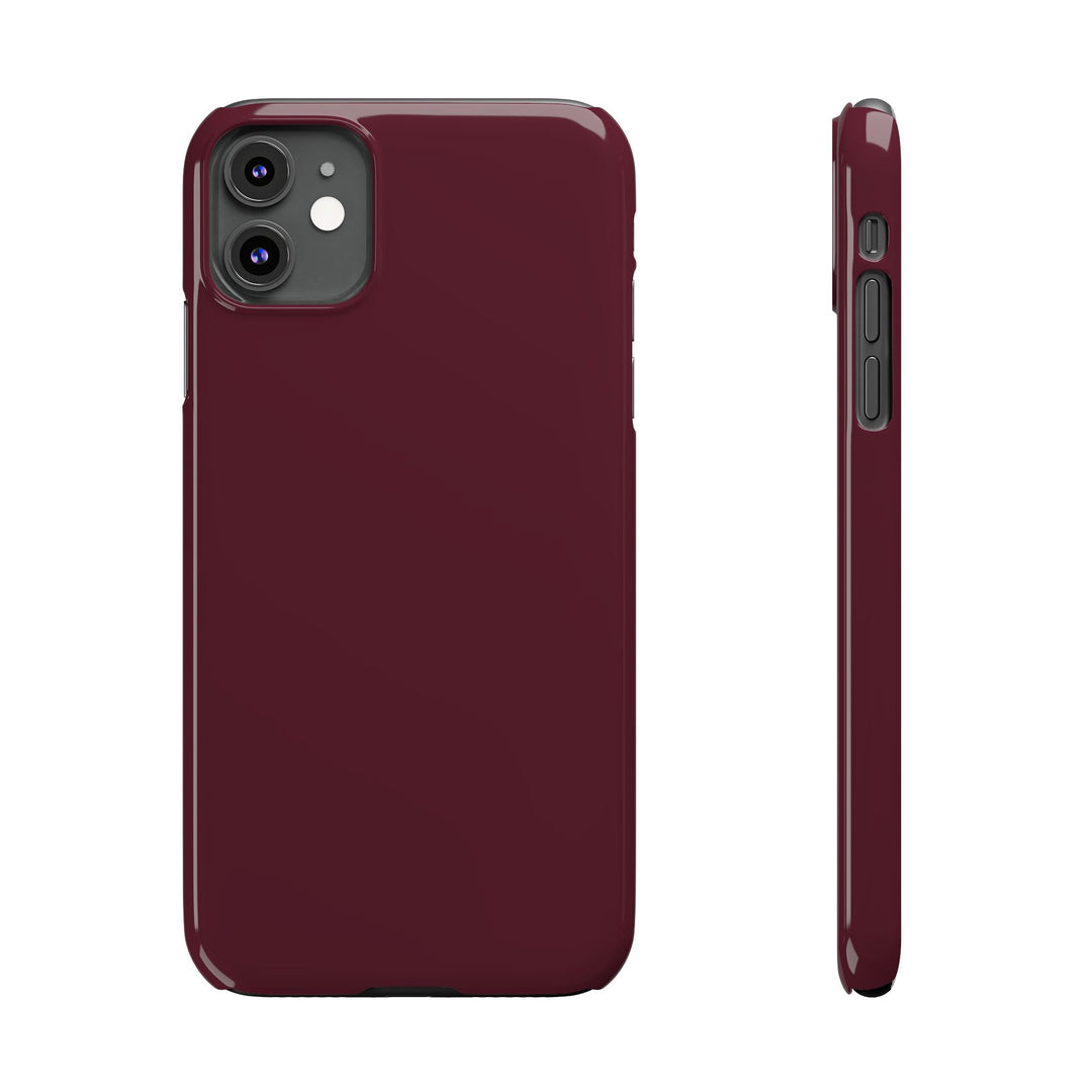 Slim Burgundy Maroon Gift for Her Aesthetic Cute Phone Case for Iphone 16 - | iPhone 15 Pro Max Case | iPhone 14 Case 13 12 11 10 9 8 7 - Studio40ParkLane