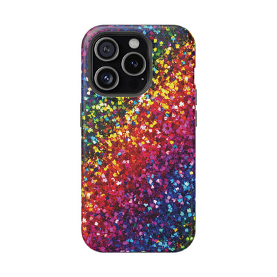 Non Glitter Color Composition Magsafe Cute Phone Case for Iphone Gift for Her,  | iPhone 15 Case | iPhone 15 Pro Max Case, Iphone 14, Iphone 14 Pro Max, Iphone 13, Iphone 16