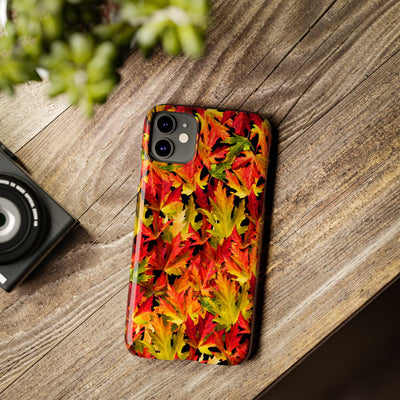 Fall Leaves Slim Cute Phone Cases for Iphone  | iPhone 15 Case | iPhone 15 Pro Max Case, Iphone 14, Iphone 14 Pro Max, Iphone 13